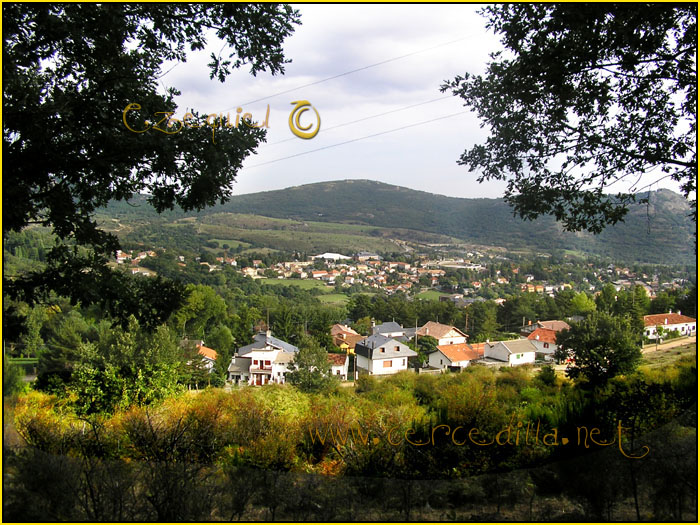 Tarjeta postal de Cercedilla camino del agua 07