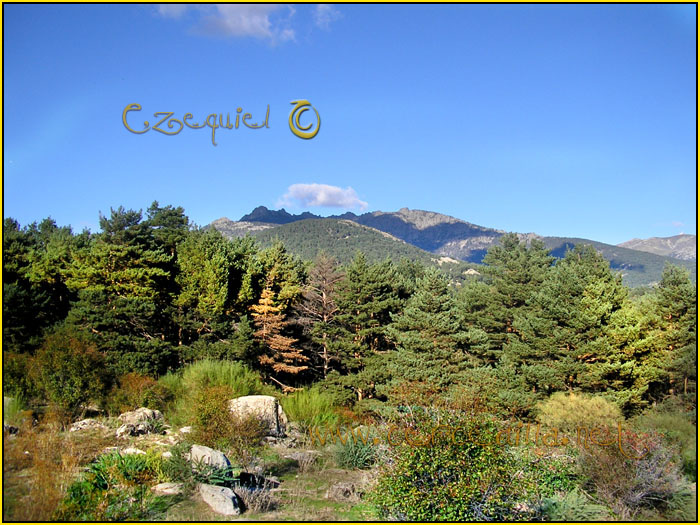 Tarjeta postal de Cercedilla del campamento 02