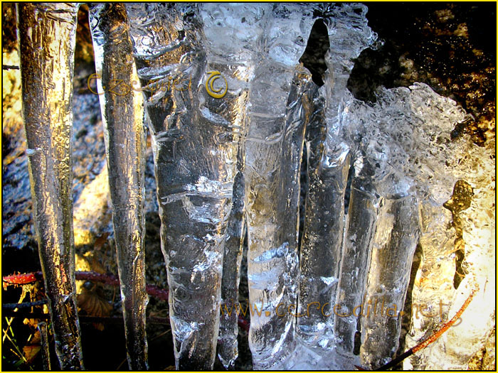 Tarjeta postal de Cercedilla el hielo 15