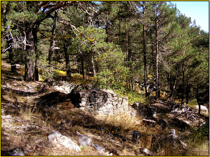 Tarjeta postal de Cercedilla los parapetos 07