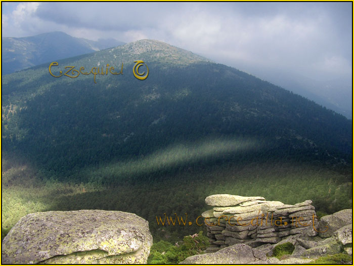 tarjeta postal de cercedilla pico 06