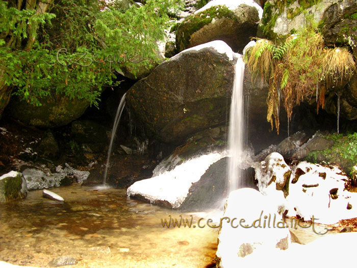 Tarjeta postal de Cercedilla  primeras nieves 02