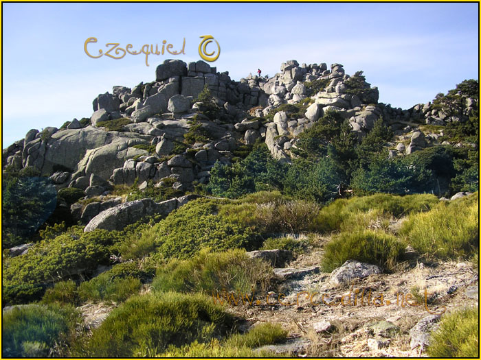 Tarjeta postal de Cercedilla Senda de los Alevines 12